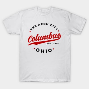 Vintage Columbus Ohio The Arch City Retro USA T-Shirt